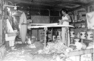 Marty & Roy Making Boards 1975