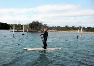10-08-12 Ron Rudder on SUP