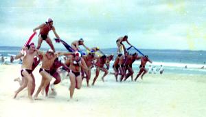 Newcastle area surf carnival Chariot Race 1978