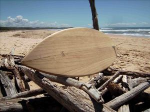 John Purnell Wooden surfboard