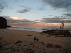 Redhead Little Beach Sunset 18-07-11
