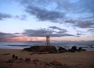 Redhead Shark Tower at Sunset 18-07-11