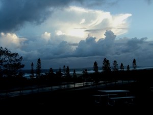 Redhead beach storm19-08-11