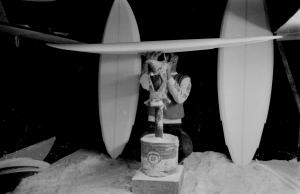 Col Smith shaping Channel Boards