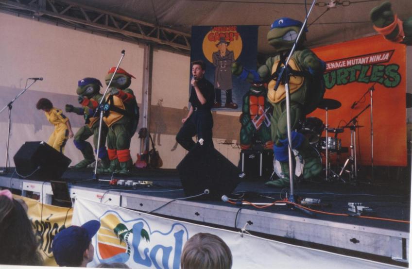 Ninja Turtles show Speers Point Park 1999