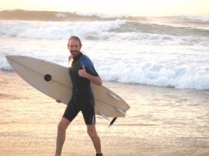 Redhead beach surfer Ben Mondy 15-04-13