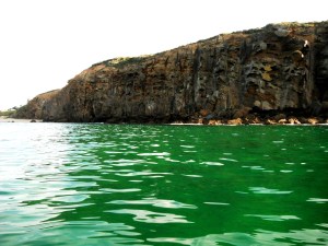 Redhead Bluff from water 13-04-13