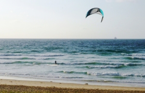 Redhead Beach Kite Surfer 11-11-14