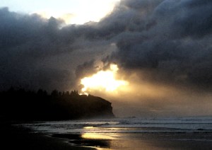 Redhead Beach sun burst 08-07-14