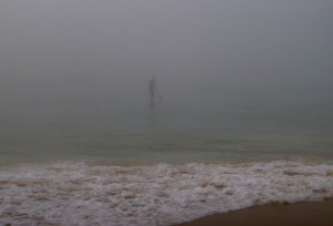 Sup in fog Redhead 11-12-15